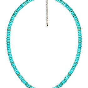 8mm Tradd  Turquoise Necklace  - Belle of the Ball Collection