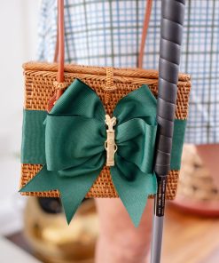 Emory - Fluffy Bow  with Small Golf Bag