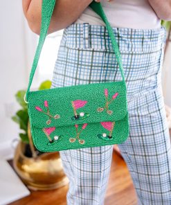 Golf Beaded Shoulder Bag
