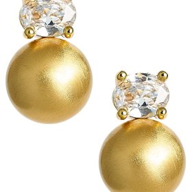 Abby - Double Earring - 18k Gold Plated - Belle of the Ball Collection