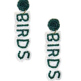Eagles Drop  - Fabric Backed Earrings