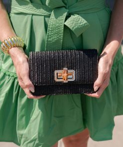 Black Lilly Clutch