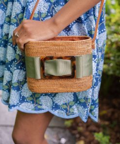 Small Charlotte Crossbody - Flat Bow - Tortoise Buckle
