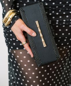 Colette Black - Black Band with Small Bamboo Bar