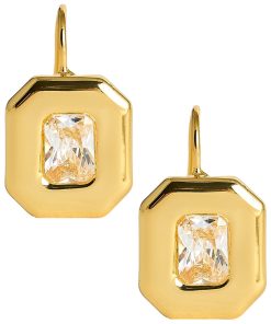 Darby Hook Back Bezel - 18k Gold Plated - Darby Clark Collection