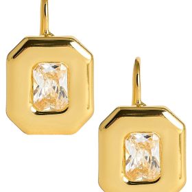 Darby Hook Back Bezel - 18k Gold Plated - Darby Clark Collection