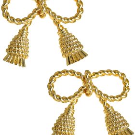 Delaney Tassel Stud Earring - 18k Gold Plated