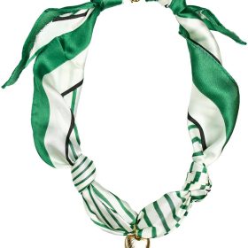 Effie Green Scarf Necklace