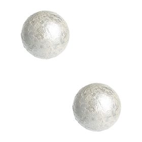 Evie - Cotton Pearl Stud Earring - 18k Gold Plated