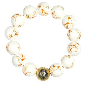 Georgia Beaded Bracelet - Hound Dog - Gameday Collection