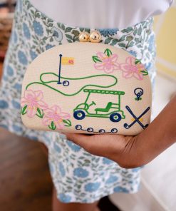 Golf Clutch- Embroidered - PreOrder 4/17