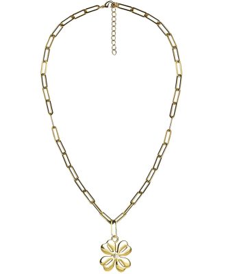 Grace Necklace - 18k Plated Paper Clip Chain-Kristin Kennedy Collection