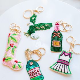 Hand Beaded  - Key Chains - Bag Charm