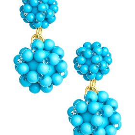 Kate Cluster Earring - Turquoise - Belle of the Ball Collection