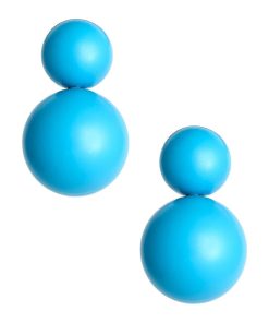 Large Audrey Stud Earring Turquoise - Belle of the Ball Collection
