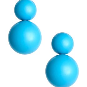 Large Audrey Stud Earring Turquoise - Belle of the Ball Collection