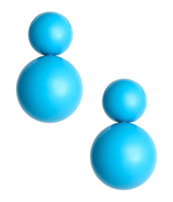 Large Audrey Stud Earring Turquoise - Belle of the Ball Collection