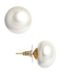 18mm Barrett Pearl Studs - Meeghan Mullin x Lisi Lerch Collection