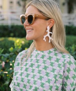 Acrylic Coral Earring - Florida Friends