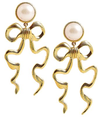 Annabelle - Metal Bow - Earring