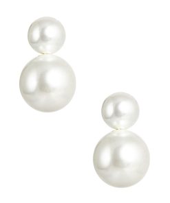 Audrey - Double Pearl earrings - Belle of  the Ball