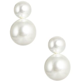 Audrey - Double Pearl earrings - Belle of  the Ball
