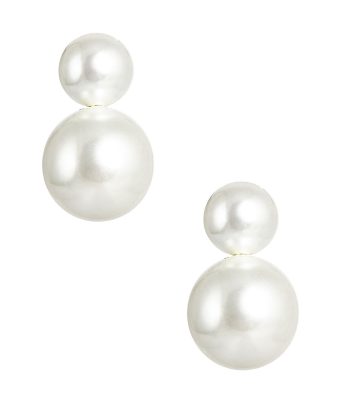 Audrey - Double Pearl earrings - Belle of  the Ball