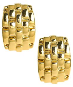 Avery Bamboo Earring Earring  - 18k Gold Plated