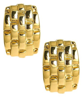 Avery Bamboo Earring Earring  - 18k Gold Plated