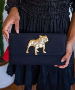 Avery Clutch - Black - Bulldog