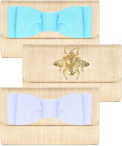 Avery Straw Clutch - Pinch Bow