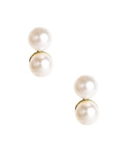Belle - Double Pearl earrings