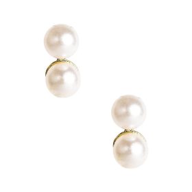 Belle - Double Pearl earrings