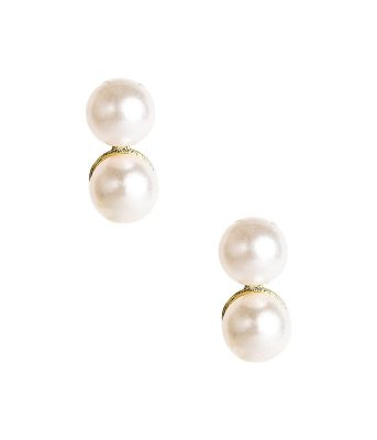 Belle - Double Pearl earrings
