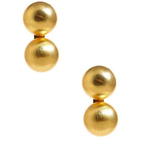 Belle Stud - Brushed Gold - Belle of the Ball
