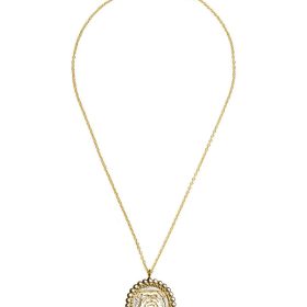 Bulldog Coin Necklace