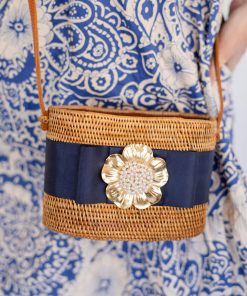 Charlotte Small - Flat Bow - Poppy & Pearl Pouf