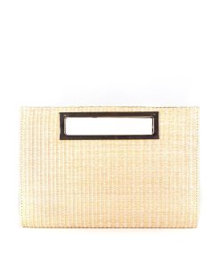 Chloe Clutch - Straw