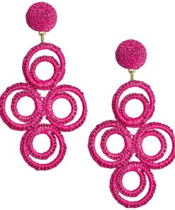 Chloe Raffia  - Drop Earring