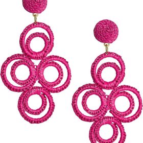 Chloe Raffia  - Drop Earring