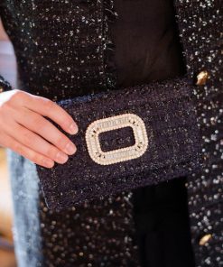Coco Clutch - Rhinestone Buckle