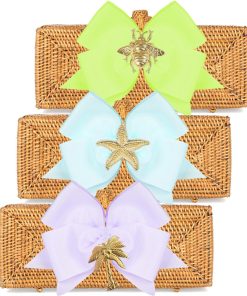 Colette - Fluffy Bow - Gold Charm