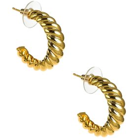 Francesca Hoop Earring - Belle of the Ball - 18k Plated Gold