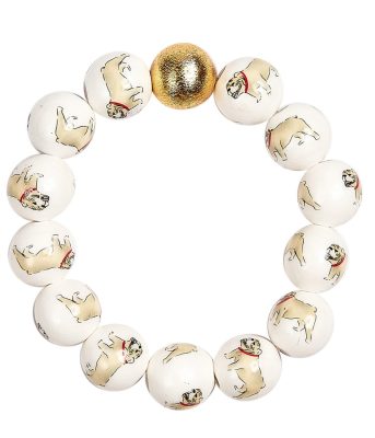Georgia Beaded Bracelet - Bulldog - Gameday Collection