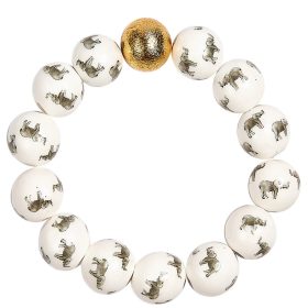Georgia Beaded Bracelet - Elephant - Gameday Collection