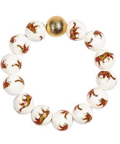 Georgia Beaded Bracelet - Tiger - Gameday Collection