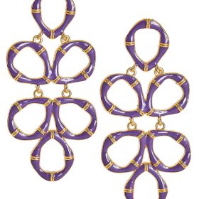Ginger - Enamel Bamboo Earring