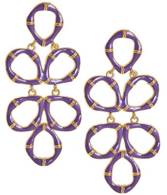 Ginger - Enamel Bamboo Earring