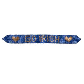 Go Irish - Flat Adjustable Beaded Bracelet