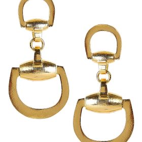 Horsebit - Gold Earrings